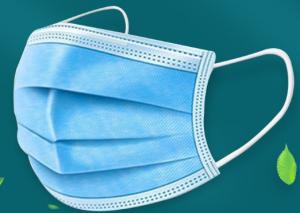 China Plastic Nose Clip Earloop Surgical Face Masks Disposable 3 Ply wholesale