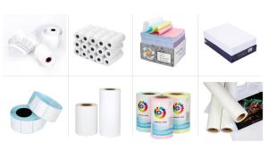 China BPA Free 70gsm 80mm Thermal Receipt Paper 4 Inch Thermal Paper Roll For POS wholesale