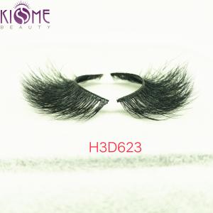 China Comfortable Dramatic Natural Looking Mink Lashes Blending Seamlessly H3D623 wholesale