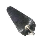 Gray Wood Polish Brush PP / Steel / PVC Base Material For Furniture