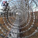 High Security BTO-12 Galvanized Barbed Wire Concertina Razor