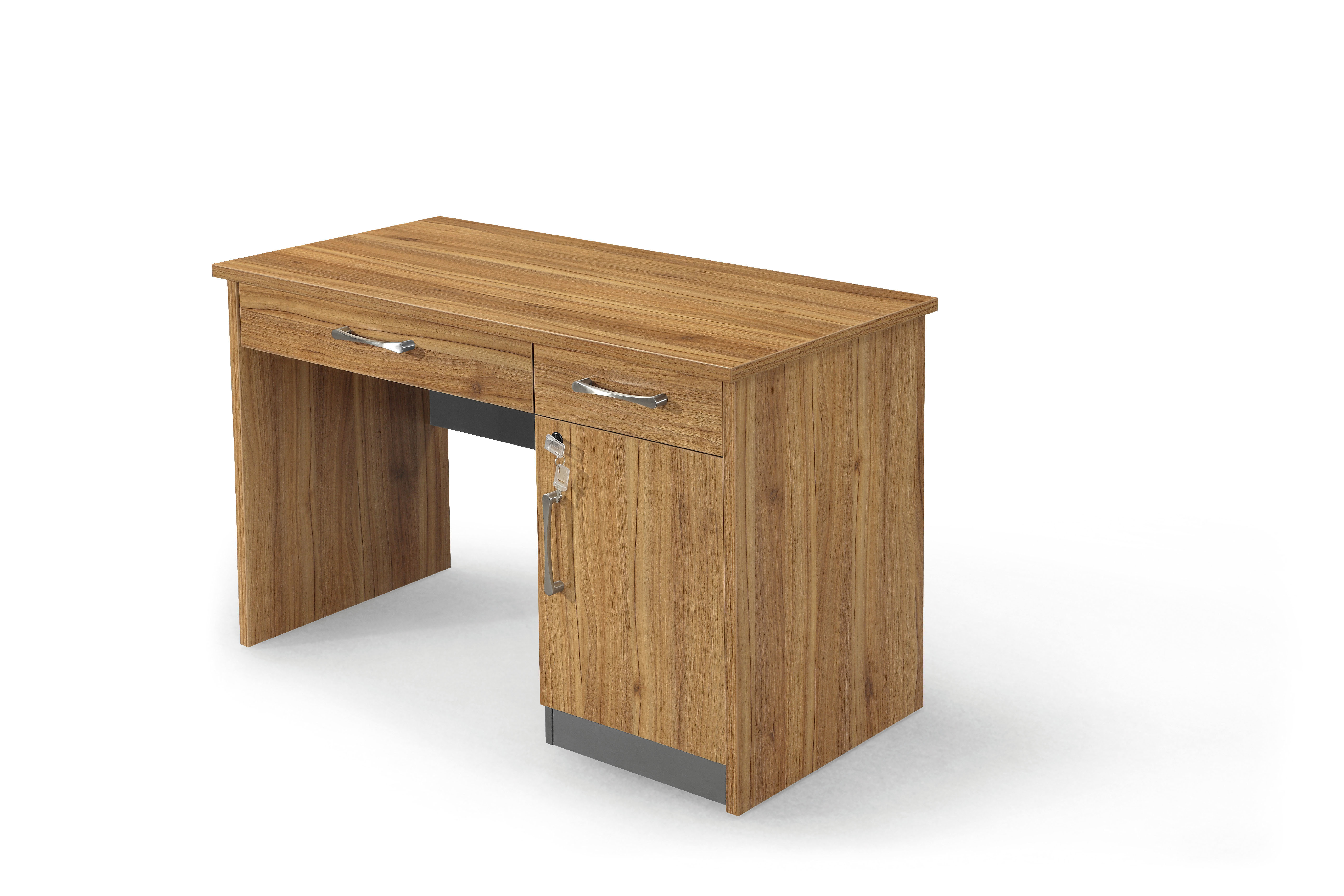 Modern Wood Office Computer Desk PVC Edge Design For Commercial Using