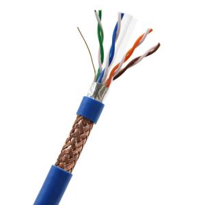 China 305m 23awg CAT6 Ethernet Cable Bare Copper Shielded Network Cable 1000ft wholesale