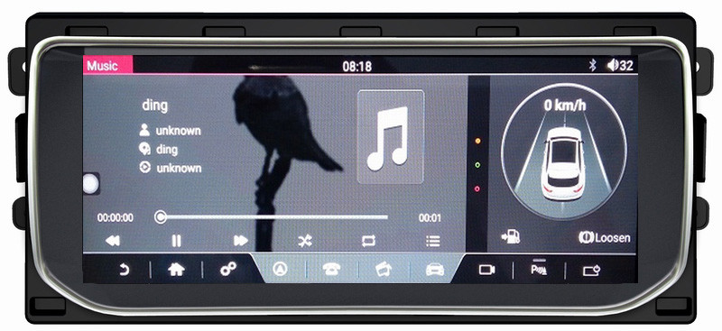 Ouchuangbo car audio gps stereo for Rang Rover Vogue 2012-2016 support BT aux android 6.0 2+32