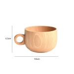 Beech Wooden Drinking Cups 250ml Wine Cocktails Mixed Drinks Beer Wooden Mug