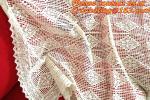 Crochet Round table clothing - table coverhandmade crochet heart doilies,
