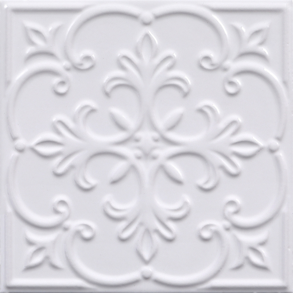 White Durable Ceramic Rustic Floor Tiles 200x200mm For Bathroom And Eco-Friendly Wall Tile For Kitchen
