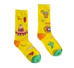 Trendy Popular Colorful Dress Women Socks , Jacquard Logo Stylish Dress Socks