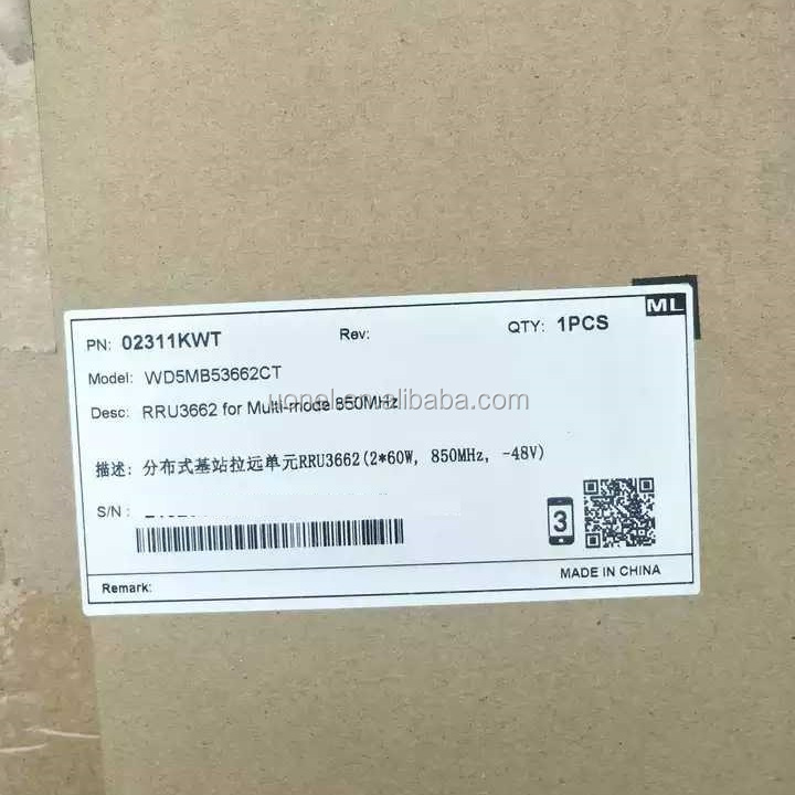 rru3652-850m 02311MSQ WD5MAW365206 850mhz RRU3652-1800M 02311PBF DC RRU3652M-2100MHZ 02311MYR -48V