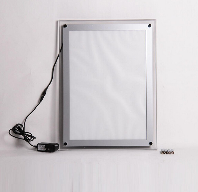 Poster Magnetic 60x80cm 10mm Crystal LED Light Box