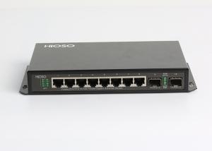 China 8 10/100/1000M RJ45 2 1000M SFP Ports Gigabit Ethernet Switch 10 Ports wholesale