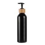 Black Round Shoulder PET Cosmetic Lotion Bottle 60ml 80ml 100ml 120ml 150ml