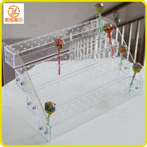 New product customized clear acrylic lollipop candy display stand