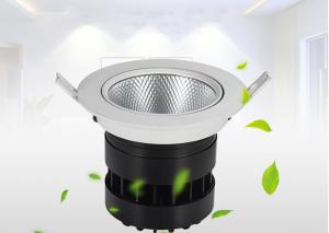 China Living Room Recessed LED Downlight Heat Dissipation With Twin Shaft Universal Rotation wholesale