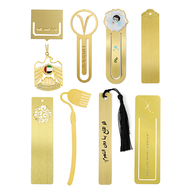 Personalized Custom Bookmarks Engraved Metal Bookmark 2D