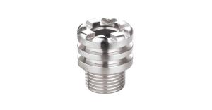 China Max.25bar Threaded Brass Inserts Sand Blast / Nickel Plated wholesale