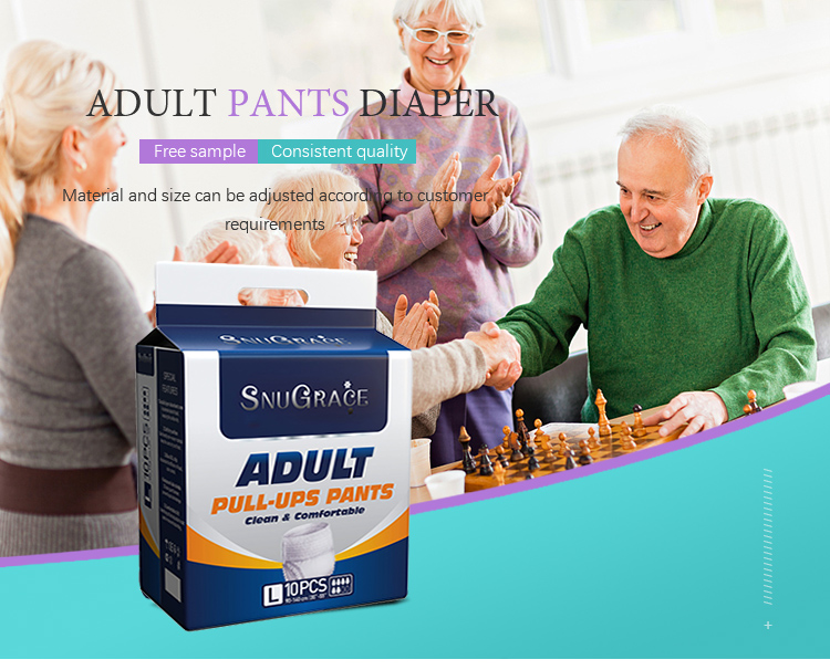 Free Samples SnuGrace Adult Diaper Pull Up Pants for Elderly Hospital Ultra Thick
