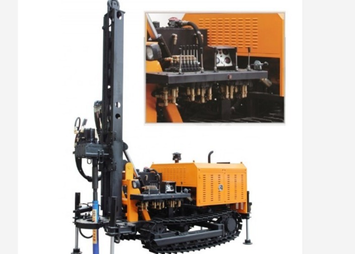 Water Well Rotary Drilling 180m Pneumatic Borewell Machine