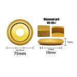 45 Grit Quartz Diamond Grinding Wheel For Marble Machine
