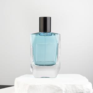 China Packaging Free Sample Perfume Vial Bottle Square 100Ml Glass wholesale