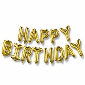 China Party Metallic Letter Shaped Balloons For Birthday wholesale