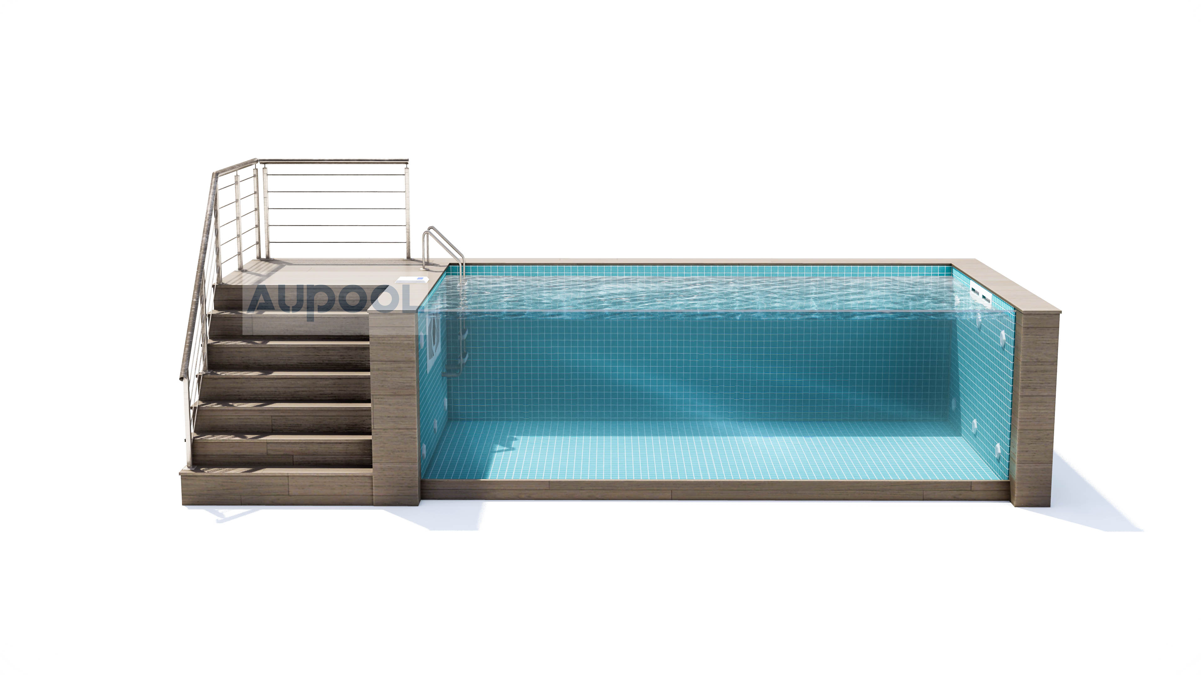 Outdoor Clear Fiberglass Acrylic Glass Pool Panels for Inground and Above Ground Pools