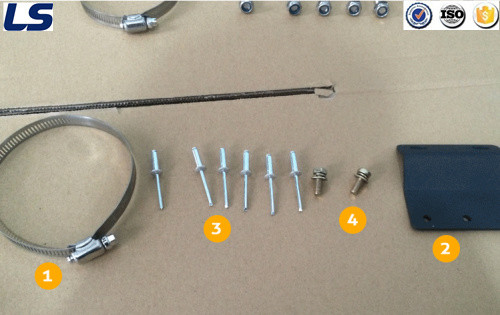 LLDPE Right Side Snorkel Kit for Mitsubishi Pajero Nh Series Mq 2.4L Diesel 2015 Onwards