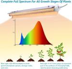 FR led tube grow lights long Lifespan 0.6m 0.9m indoor led plant light