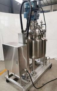 China Vacuum 10 Liter Emulsifier Homogenizer Tank Cosmetics Reactors Emulsification Machine wholesale