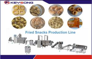 China Fried Bugles Snack Food Processing Equipment , Snack Food Extruder Machine wholesale