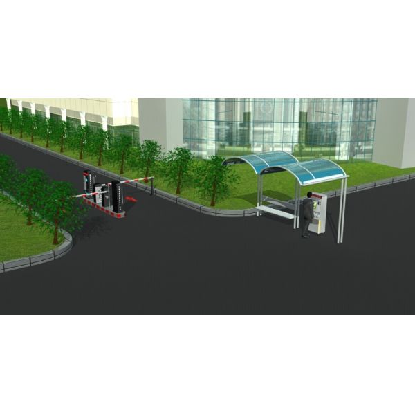 SEWO Automatic Payment Parking Ticket System with Offline Operation and Steel & Tempered Glass Housing