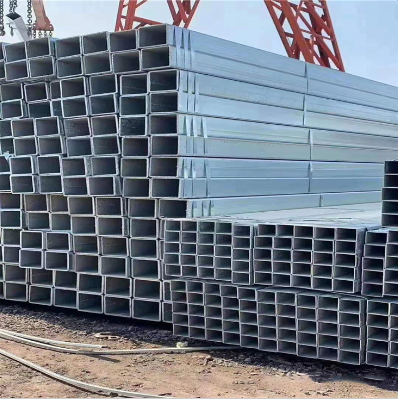 4 Inch Schedule 40 Galvanized Square Pipe Construction Structure