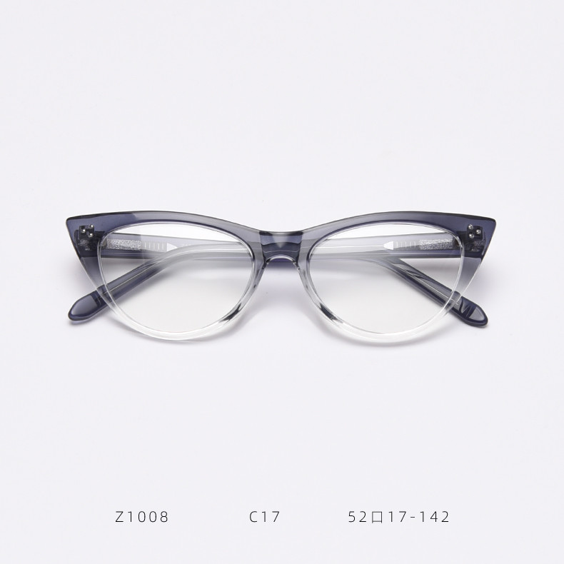 Optical Frame Cat Eye Vintage Reading TR90 Material Glasses Computer Blue Light