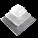 Luxury Brushed Finishing Acrylic Jewelry Display Stand for Necklaces Earrings