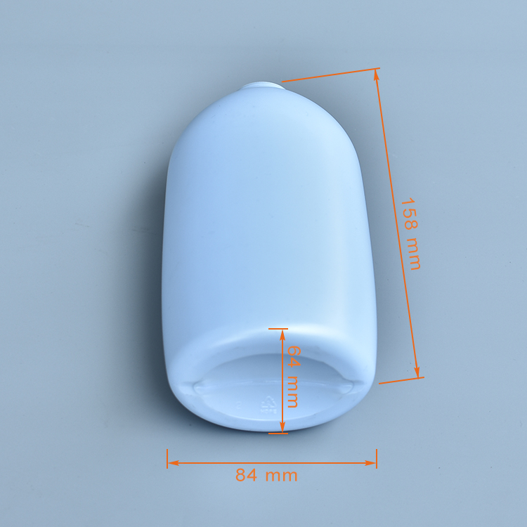 OEM HDPE Plastic Pump Bottle Oval Foaming Soap Pump Bottle For Easy Refilling