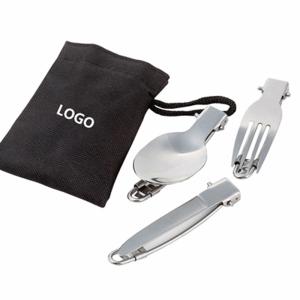 China Stainless Steel Outdoor Folding Picnic Tablewares Logo Customized wholesale