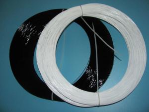 China Steel Black Vinyl Nylon Coated Wire Rope Flat Oval Agriculture wholesale