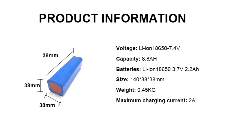 8800mah 7.4v Lithium Ion Battery Pack 4S4P ICR18650 Battery type
