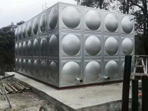 China Insulated Polished Stainless Steel Water Tanks 1.0MPa 0.6MPa For Outdoor wholesale