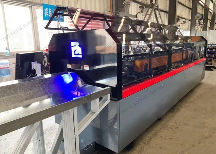 Plc C Purlin Roll Forming Machine Automatic Hydraulic Cutting 15kw