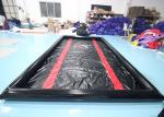Black PVC Tarpaulin 5x3m Inflatable Car Washing Mat