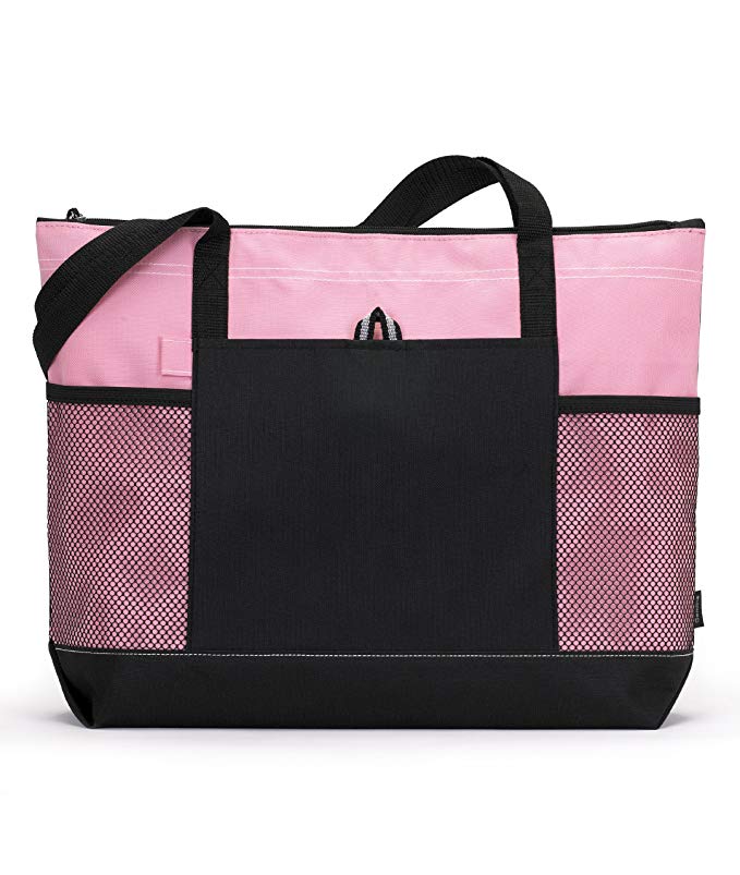 Compact Shoulder Tote Bag Unisex Ultralight Multipurpose With Zipper Non Toxic