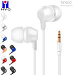 Colorful Wired In Ear Earphones 22Ω Durable Cord Wired Noise Cancelling Earbuds