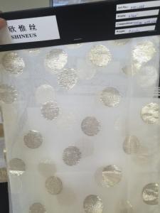 China silk/metallic clipped jacquard wholesale