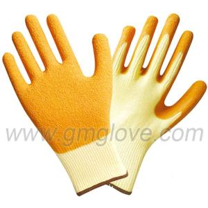 China 21G Latex Palm Coated Gloves, Cotton Yarn wholesale