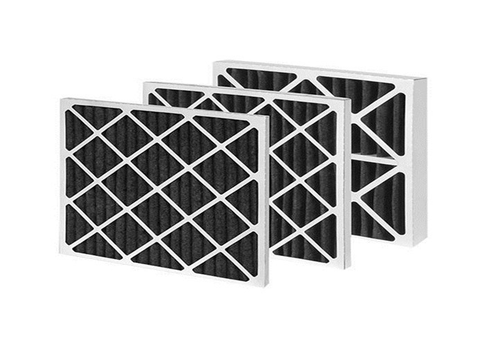 Square House Hepa Filter Pleated Panel Air Filters For Ventilation System