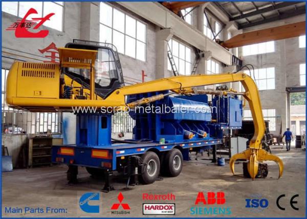Quality Portable Metal Scrap Baler Logger For Light Metal Waste Compact for sale
