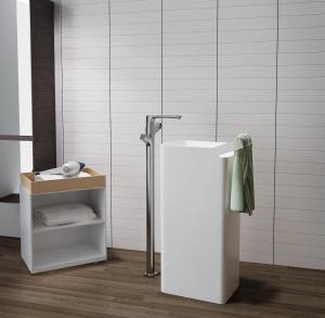 China High Strength Modern Freestanding Bathroom Vanity Scratch Resistant wholesale