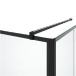 Black 6mm Tempered Glass Shower enclosures 800*800*1900mm