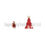 Wood Stairs Climbing Santa Traveling Christmas Advent Calendar, Creative Santa